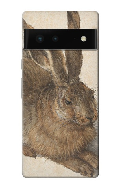 W3781 Albrecht Durer Young Hare Hülle Schutzhülle Taschen und Leder Flip für Google Pixel 6