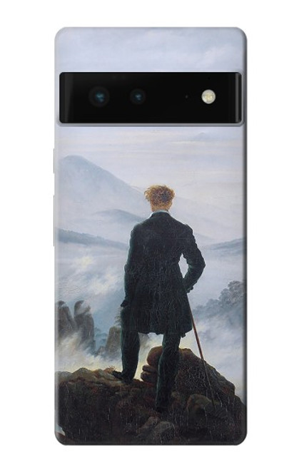 W3789 Wanderer above the Sea of Fog Hülle Schutzhülle Taschen und Leder Flip für Google Pixel 6