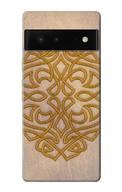 W3796 Celtic Knot Hülle Schutzhülle Taschen und Leder Flip für Google Pixel 6