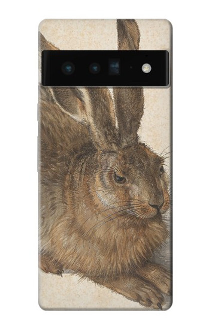 W3781 Albrecht Durer Young Hare Hülle Schutzhülle Taschen und Leder Flip für Google Pixel 6 Pro