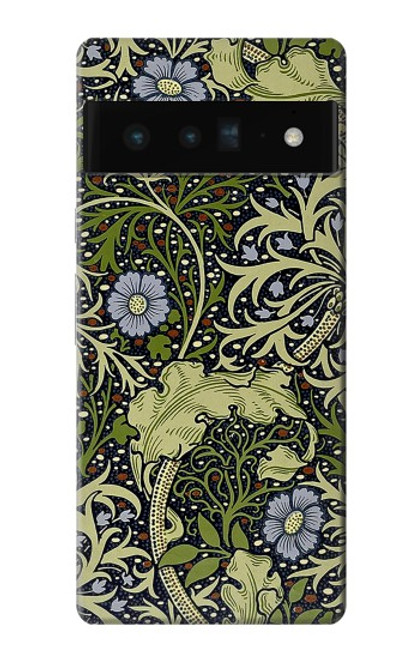 W3792 William Morris Hülle Schutzhülle Taschen und Leder Flip für Google Pixel 6 Pro