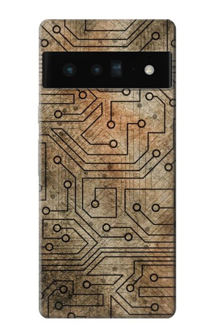 W3812 PCB Print Design Hülle Schutzhülle Taschen und Leder Flip für Google Pixel 6 Pro