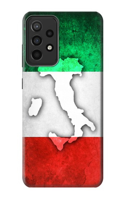 W2338 Italy Flag Hülle Schutzhülle Taschen und Leder Flip für Samsung Galaxy A52s 5G