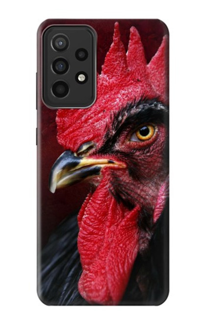 W3797 Chicken Rooster Hülle Schutzhülle Taschen und Leder Flip für Samsung Galaxy A52s 5G