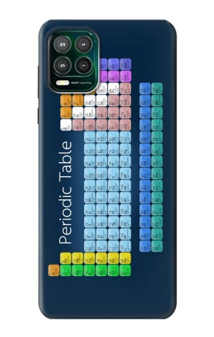 W1847 Periodic Table Hülle Schutzhülle Taschen und Leder Flip für Motorola Moto G Stylus 5G