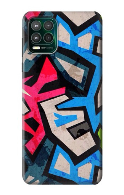 W3445 Graffiti Street Art Hülle Schutzhülle Taschen und Leder Flip für Motorola Moto G Stylus 5G