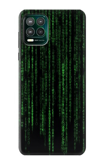 W3668 Binary Code Hülle Schutzhülle Taschen und Leder Flip für Motorola Moto G Stylus 5G