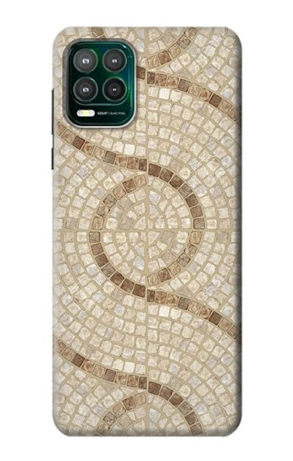 W3703 Mosaic Tiles Hülle Schutzhülle Taschen und Leder Flip für Motorola Moto G Stylus 5G