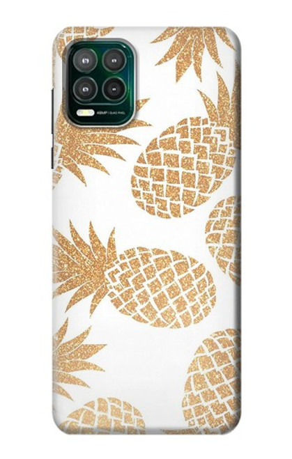 W3718 Seamless Pineapple Hülle Schutzhülle Taschen und Leder Flip für Motorola Moto G Stylus 5G