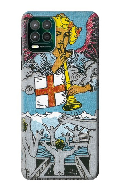 W3743 Tarot Card The Judgement Hülle Schutzhülle Taschen und Leder Flip für Motorola Moto G Stylus 5G