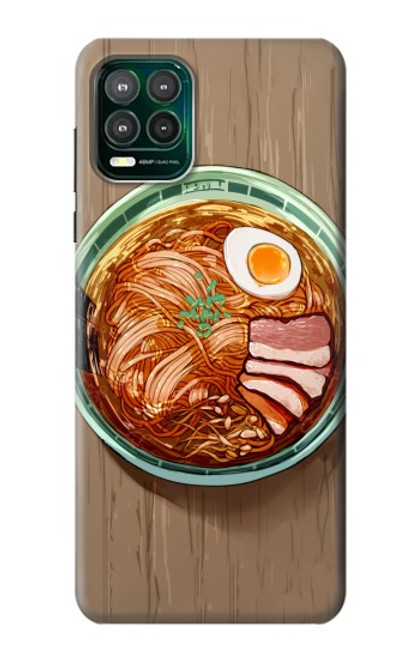 W3756 Ramen Noodles Hülle Schutzhülle Taschen und Leder Flip für Motorola Moto G Stylus 5G