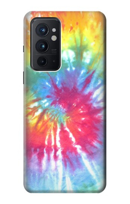 W1697 Tie Dye Colorful Graphic Printed Hülle Schutzhülle Taschen und Leder Flip für OnePlus 9RT 5G