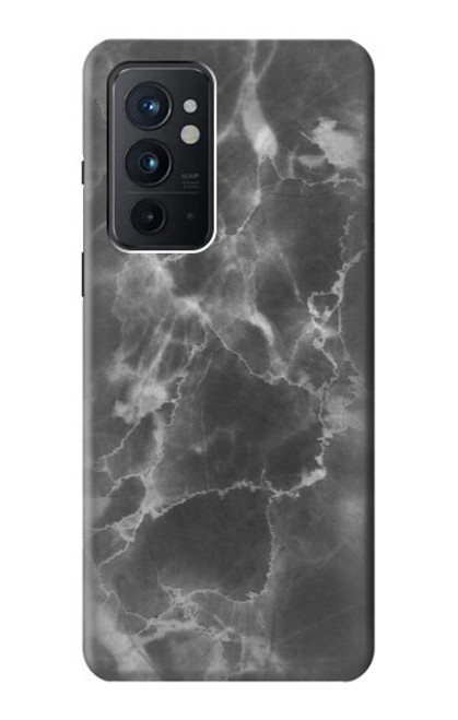 W2526 Black Marble Graphic Printed Hülle Schutzhülle Taschen und Leder Flip für OnePlus 9RT 5G