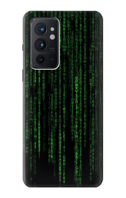 W3668 Binary Code Hülle Schutzhülle Taschen und Leder Flip für OnePlus 9RT 5G