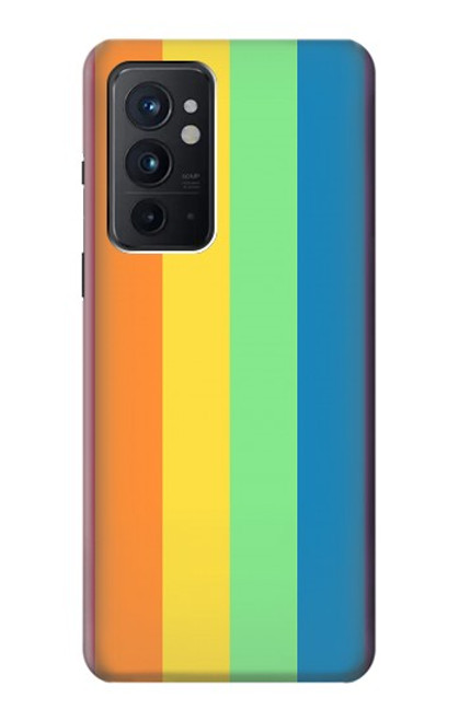 W3699 LGBT Pride Hülle Schutzhülle Taschen und Leder Flip für OnePlus 9RT 5G