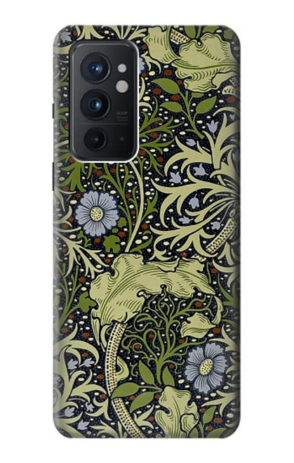 W3792 William Morris Hülle Schutzhülle Taschen und Leder Flip für OnePlus 9RT 5G