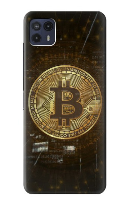 W3798 Cryptocurrency Bitcoin Hülle Schutzhülle Taschen und Leder Flip für Motorola Moto G50 5G [for G50 5G only. NOT for G50]