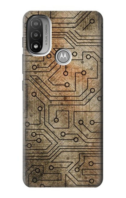 W3812 PCB Print Design Hülle Schutzhülle Taschen und Leder Flip für Motorola Moto E20,E30,E40