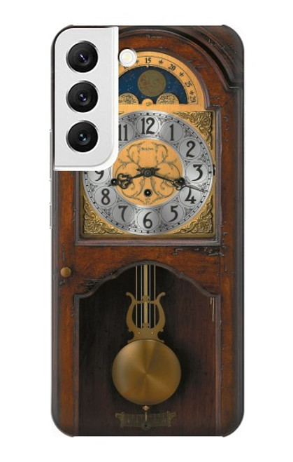 W3173 Grandfather Clock Antique Wall Clock Hülle Schutzhülle Taschen und Leder Flip für Samsung Galaxy S22