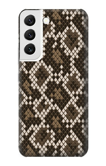 W3389 Seamless Snake Skin Pattern Graphic Hülle Schutzhülle Taschen und Leder Flip für Samsung Galaxy S22