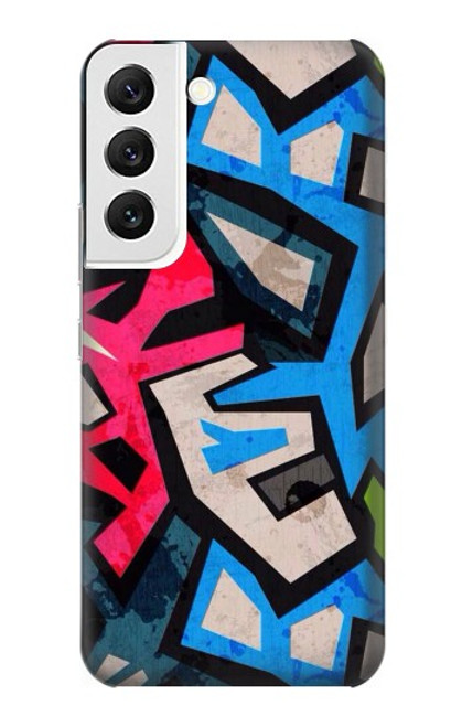 W3445 Graffiti Street Art Hülle Schutzhülle Taschen und Leder Flip für Samsung Galaxy S22