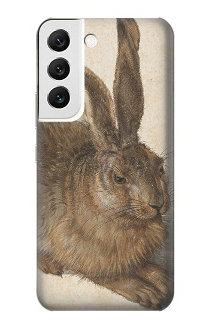 W3781 Albrecht Durer Young Hare Hülle Schutzhülle Taschen und Leder Flip für Samsung Galaxy S22
