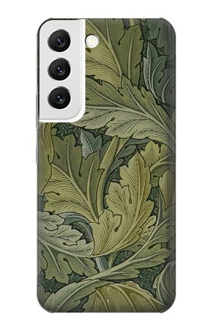 W3790 William Morris Acanthus Leaves Hülle Schutzhülle Taschen und Leder Flip für Samsung Galaxy S22