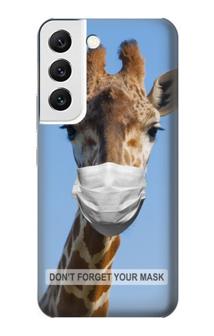W3806 Funny Giraffe Hülle Schutzhülle Taschen und Leder Flip für Samsung Galaxy S22