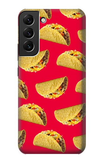 W3755 Mexican Taco Tacos Hülle Schutzhülle Taschen und Leder Flip für Samsung Galaxy S22 Plus