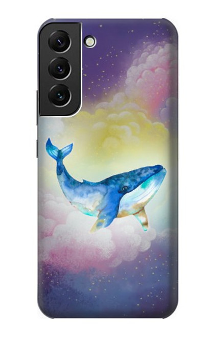W3802 Dream Whale Pastel Fantasy Hülle Schutzhülle Taschen und Leder Flip für Samsung Galaxy S22 Plus