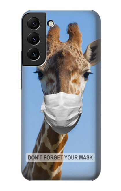 W3806 Funny Giraffe Hülle Schutzhülle Taschen und Leder Flip für Samsung Galaxy S22 Plus