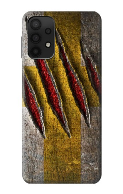 W3603 Wolverine Claw Slash Hülle Schutzhülle Taschen und Leder Flip für Samsung Galaxy M32 5G