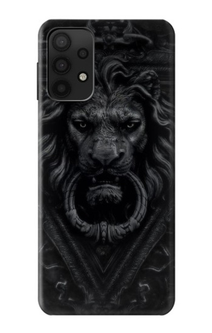 W3619 Dark Gothic Lion Hülle Schutzhülle Taschen und Leder Flip für Samsung Galaxy M32 5G
