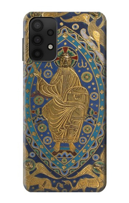 W3620 Book Cover Christ Majesty Hülle Schutzhülle Taschen und Leder Flip für Samsung Galaxy M32 5G