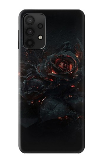 W3672 Burned Rose Hülle Schutzhülle Taschen und Leder Flip für Samsung Galaxy M32 5G
