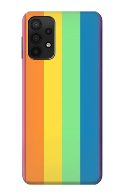 W3699 LGBT Pride Hülle Schutzhülle Taschen und Leder Flip für Samsung Galaxy M32 5G