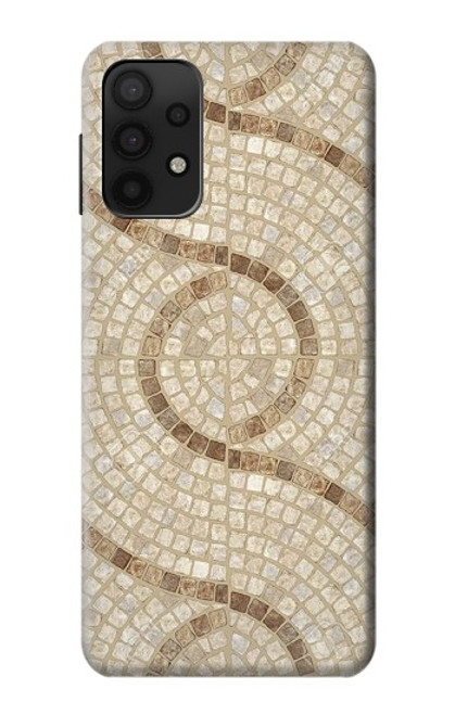 W3703 Mosaic Tiles Hülle Schutzhülle Taschen und Leder Flip für Samsung Galaxy M32 5G