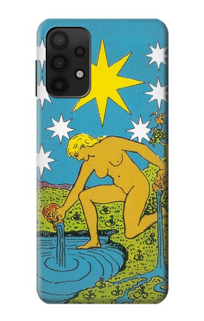 W3744 Tarot Card The Star Hülle Schutzhülle Taschen und Leder Flip für Samsung Galaxy M32 5G