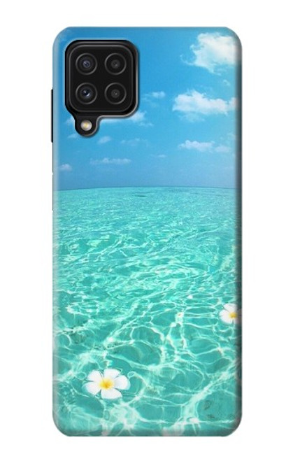 W3720 Summer Ocean Beach Hülle Schutzhülle Taschen und Leder Flip für Samsung Galaxy M22