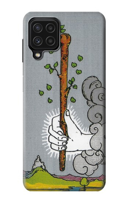 W3723 Tarot Card Age of Wands Hülle Schutzhülle Taschen und Leder Flip für Samsung Galaxy M22