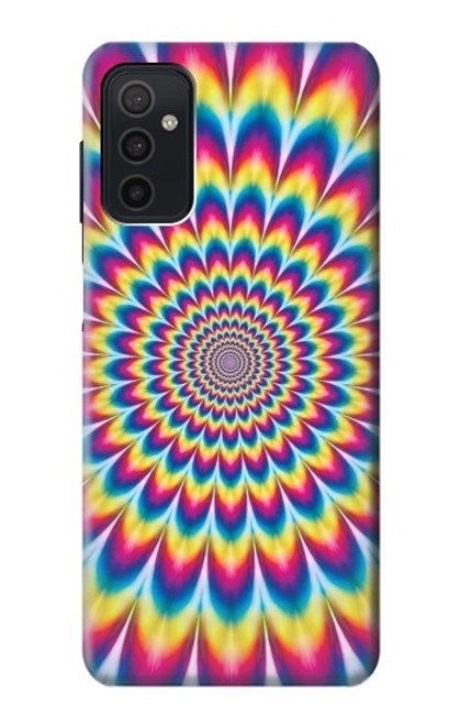 W3162 Colorful Psychedelic Hülle Schutzhülle Taschen und Leder Flip für Samsung Galaxy M52 5G