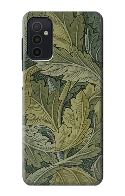 W3790 William Morris Acanthus Leaves Hülle Schutzhülle Taschen und Leder Flip für Samsung Galaxy M52 5G