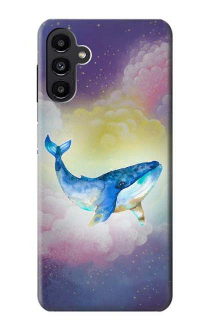 W3802 Dream Whale Pastel Fantasy Hülle Schutzhülle Taschen und Leder Flip für Samsung Galaxy A13 5G