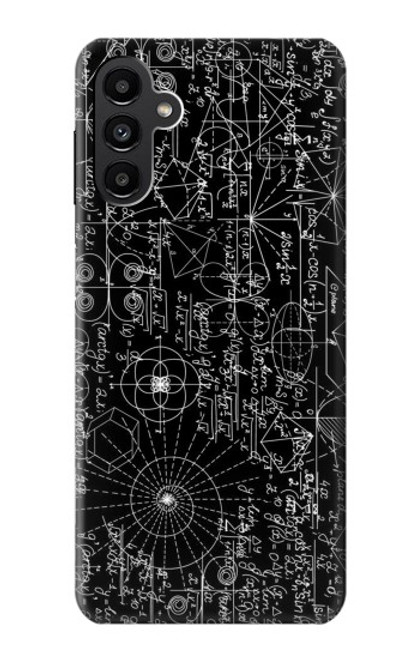 W3808 Mathematics Blackboard Hülle Schutzhülle Taschen und Leder Flip für Samsung Galaxy A13 5G