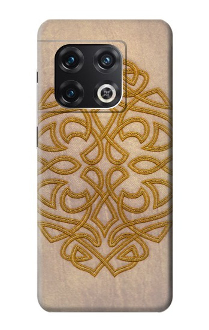 W3796 Celtic Knot Hülle Schutzhülle Taschen und Leder Flip für OnePlus 10 Pro