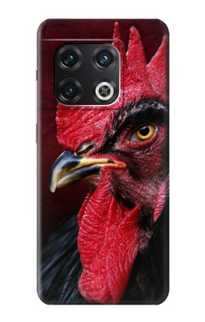 W3797 Chicken Rooster Hülle Schutzhülle Taschen und Leder Flip für OnePlus 10 Pro