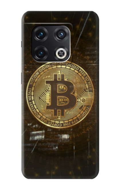 W3798 Cryptocurrency Bitcoin Hülle Schutzhülle Taschen und Leder Flip für OnePlus 10 Pro