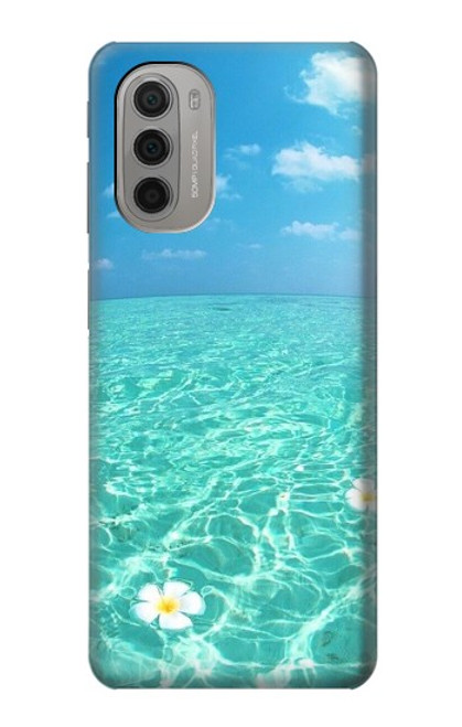 W3720 Summer Ocean Beach Hülle Schutzhülle Taschen und Leder Flip für Motorola Moto G51 5G