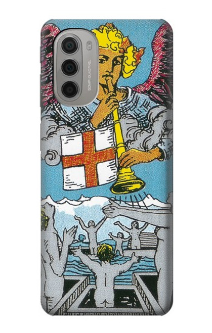 W3743 Tarot Card The Judgement Hülle Schutzhülle Taschen und Leder Flip für Motorola Moto G51 5G