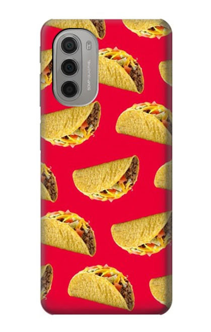W3755 Mexican Taco Tacos Hülle Schutzhülle Taschen und Leder Flip für Motorola Moto G51 5G